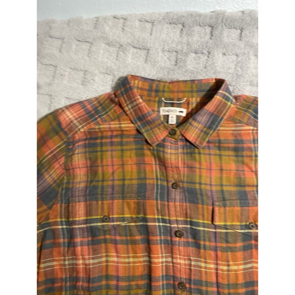 Toad & Co Women's  Re-form Flannel Long Sleeve Shirt Size XL Excellent Condition - Picture 4 of 16